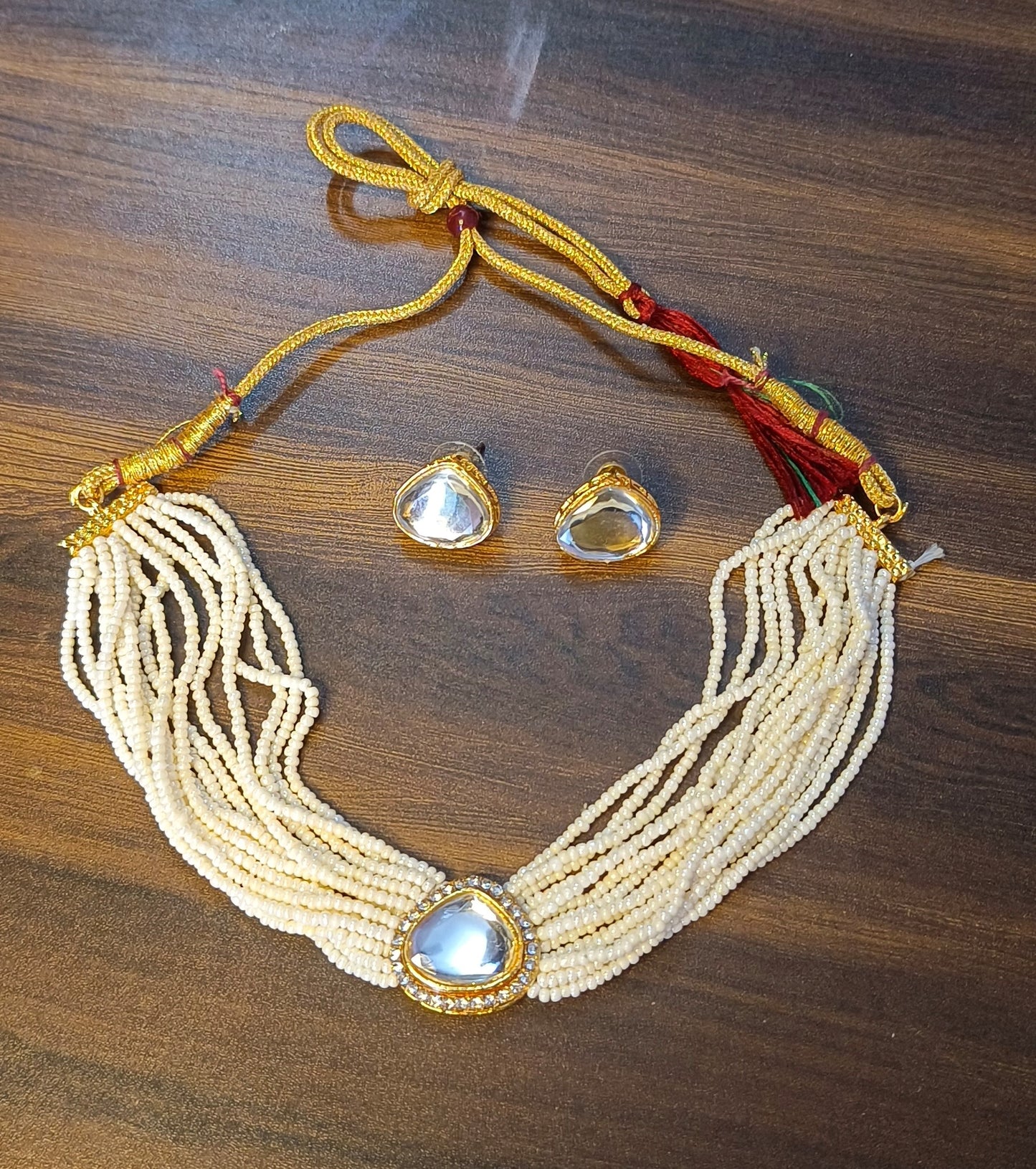 Chanda Pearl set with Earrings